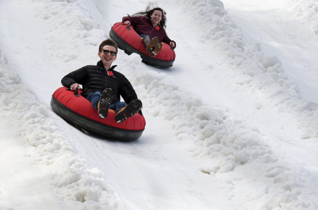 snow tubing in Highlands