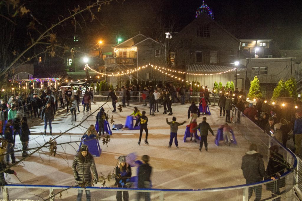 Ice Skating in Highlands, NC