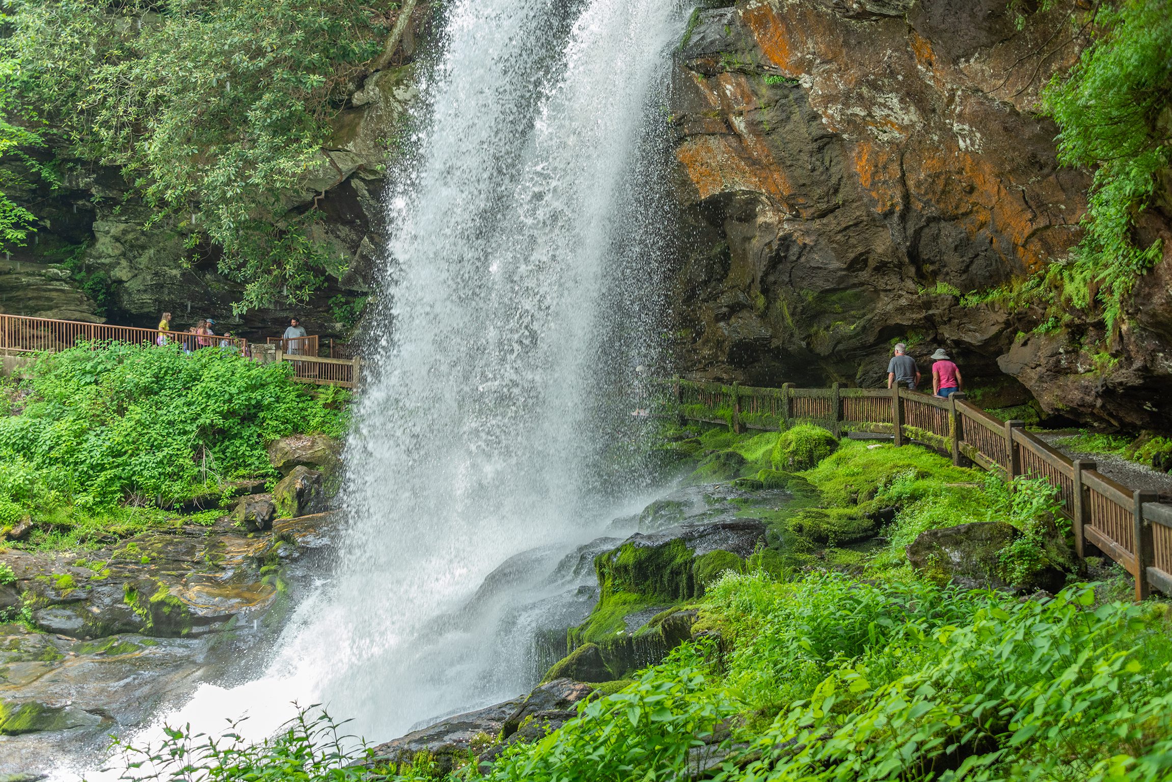 Dry Falls in Highlands NC