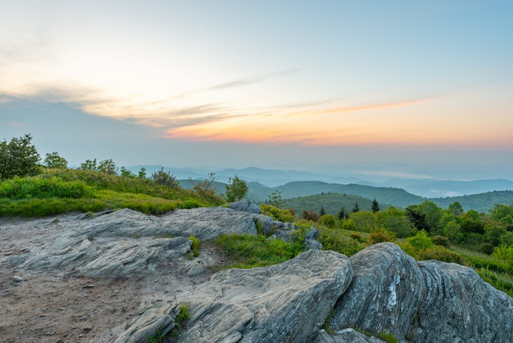 Smoky Mountain Views from the Balsam Mountain Range