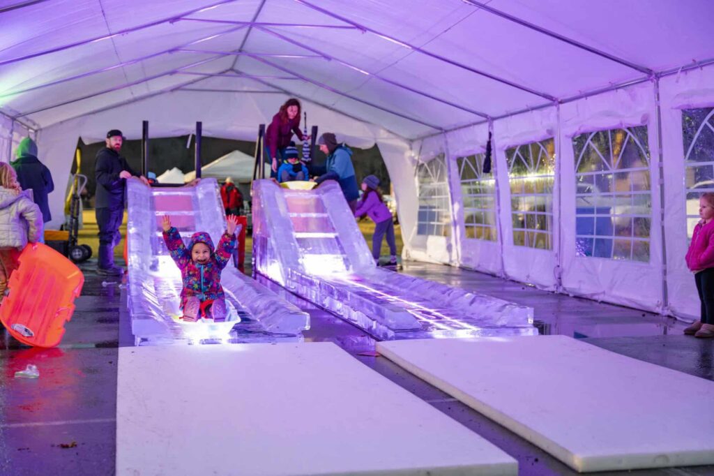 fun ice slide